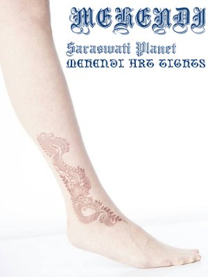 画像5: Saraswati Planet MEHENDI Art Tights
