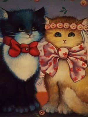 画像2: Renate Koblinger Cat Post Card 
