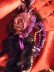 画像3: パールのフェザーカチューシャ　紫×黒 (3)