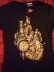 画像2: Black t-shirt mechanical heart steampunk short sleeves (2)