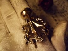 他の写真を見る1: Vintage gold DevilfishーOctopus ring