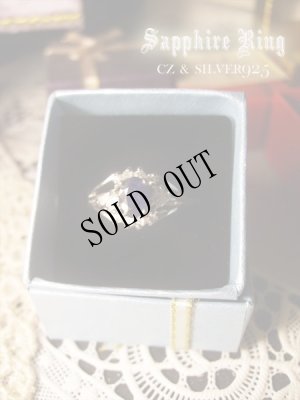 画像5: 天然石サファイア×ＣＺ　ＳＶ925リング