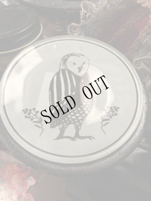 画像6: [再入荷＆SALE]フォリアージュアニマル ガラス ラウンドプレート　オウル-メンフクロウ-