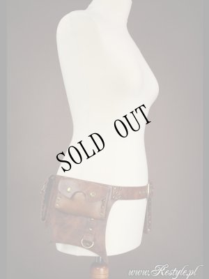画像6: [再入荷] steampunk "POCKET BELT" brown unisex