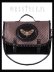 画像1: [再入荷]<br> "MOTH BROWN" satchel black velvet cameo bag, gothic handbag 髑髏蛾茶 (1)