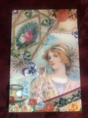 画像1: Rakka Victorian Post card「Lady」