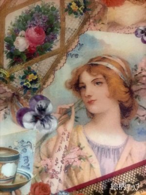 画像2: Rakka Victorian Post card「Lady」