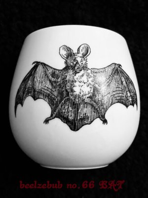 画像1: no.66 蝙蝠コロン フリーカップ マグカップ 湯呑み