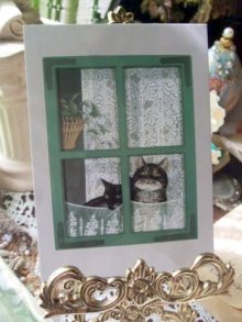 他の写真を見る1: 【再入荷】Annemarie Bardon　Cat Post Card