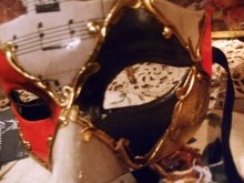 他の写真を見る2: イタリア製ヴェネチアンカーニバルマスク・マスケラ　【GIGLI】ジッリ