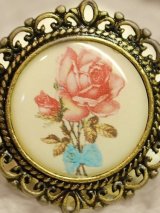 古美　アンティークテイストピクチャーアクセサリー「Antique　Rose」