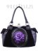 画像1: [再入荷]<br>Cameo bag "PURPLE ROSE" Black Velvet, gothic, romantic handbag (1)