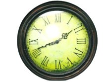 他の写真を見る1: Antique style古物風英字壁掛け時計