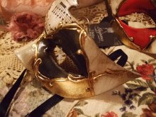 他の写真を見る2: イタリア製ヴェネチアンカーニバルマスク・マスケラ　【GIGLI】ジッリ