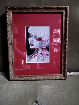 画像2: 「Miss Red Sorrow」額装原画