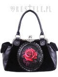 【再入荷】 [Red rose] romantic goth handbag