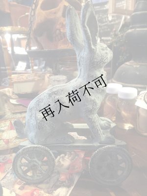 画像6: retro Rabbit　ラビットカート　車輪のうさぎ