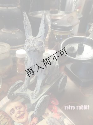画像7: retro Rabbit　ラビットカート　車輪のうさぎ