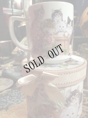 画像11: ギフトボックスインマグカップ　スプーンつき　キャットフラワーエッグ　