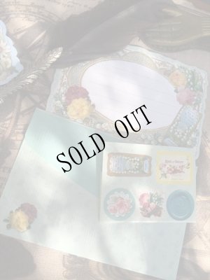 画像4: [再入荷]アンティーク柄 ダイカットレターセット