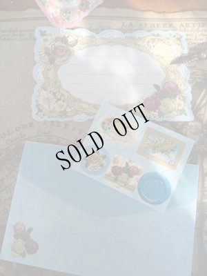 画像9: [再入荷]アンティーク柄 ダイカットレターセット