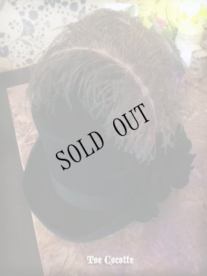 画像3: シルクハット　"Dame de la rose noire"