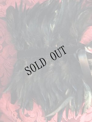 画像5: 再入荷  Gothic Black 黒羽根の立ち襟　チョーカー