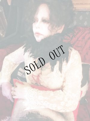 画像6: 再入荷  Gothic Black 黒羽根の立ち襟　チョーカー