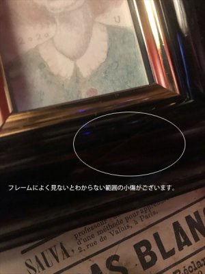 画像6: uroko-額入り絵 「おめかし」　銀筆画