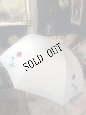 画像8: 薔薇刺繍・かわず張り　婦人長傘　遮光加工