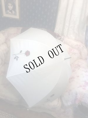 画像6: 薔薇刺繍・かわず張り　婦人長傘　遮光加工