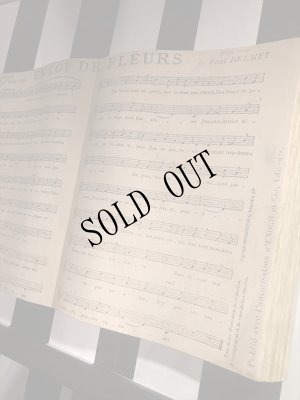 画像4: アンティークBOOK WALL ART・洋書本型壁掛け・楽譜