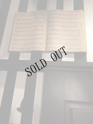 画像5: アンティークBOOK WALL ART・洋書本型壁掛け・楽譜