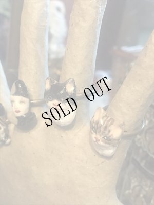 画像8: 木村龍　アクセサリーNo.８　ブチ猫リング