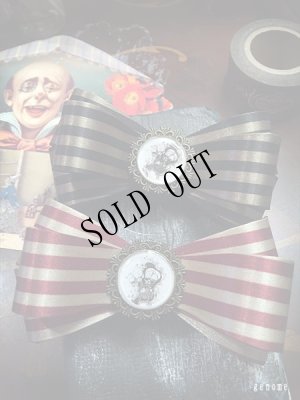 画像3: 双生児ドクロのバレッタ