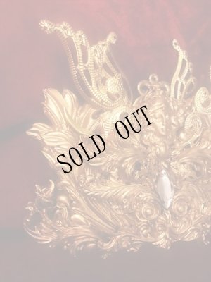 画像6: Bloody Rose オリジナル装飾マスク　gold-face-stone