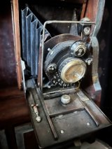 old camera clock box