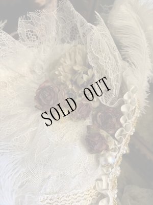 画像7: 大きすぎず程好い大きさでドレスハットの感です。ミニトリコーンハット　white×tassel