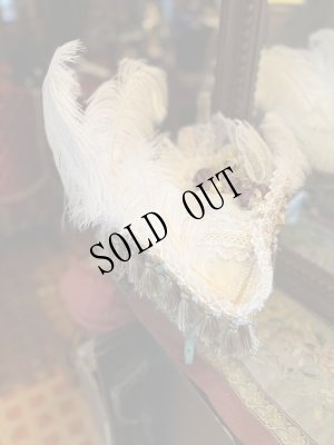 画像6: 大きすぎず程好い大きさでドレスハットの感です。ミニトリコーンハット　white×tassel