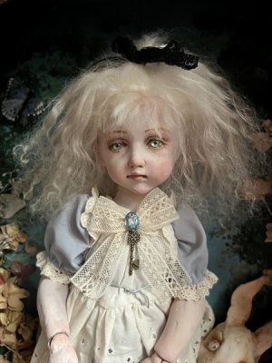 画像2: Mari Shimizu　「Alice in wonderlandーLittle Aliceー」壁掛け人形　