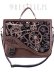 画像1: "BROWN MECHANISM" Steampunk satchel bag irregular briefcase (1)