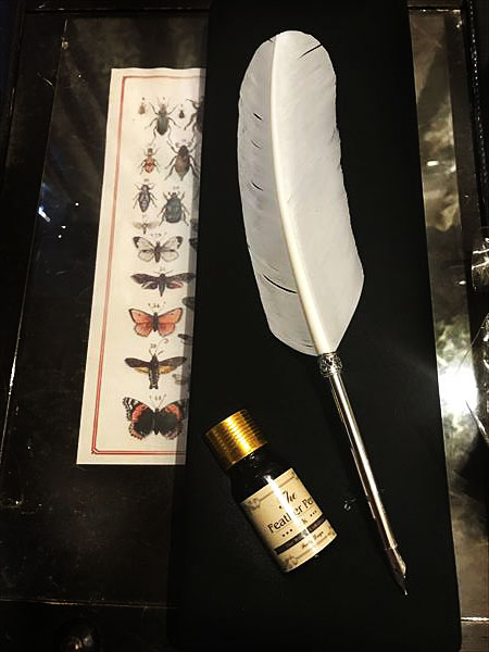 Feather Pen set 羽根ペンのボックスセット