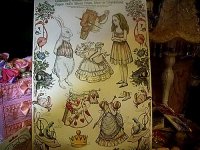 画像1: [再入荷]ALICE Paper Doll Sheet