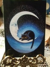 画像1: 【再入荷】Anna Hollerer-Wischin　Cat Post Card