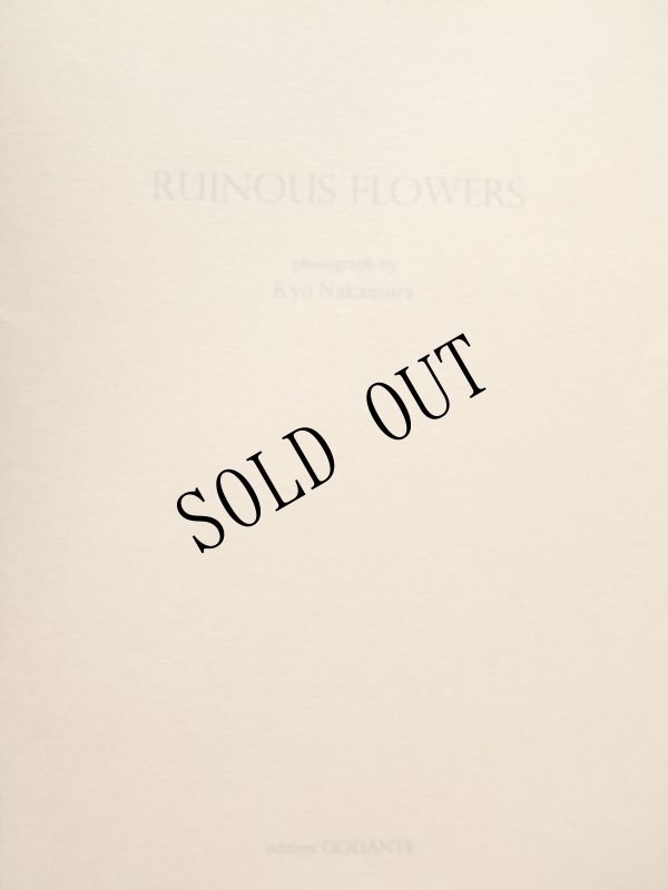 画像1: ※RUINOUS  FLOWERS　ポートフォリオ　私家版50部限定（ナンバー入り） (1)