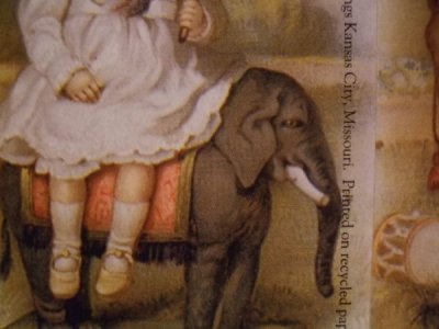 画像1: Victorian Card　象と駱駝の小さなパレード