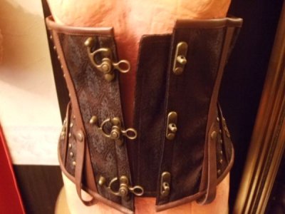 画像3: サイズ展開ＵＰ【再入荷】steampunk underbust brown corset