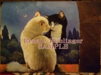 画像1: Renate Koblinger Cat Post Card 