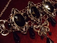 画像1: [再入荷] "DARK DESIRES-BLACK" Victorian collar