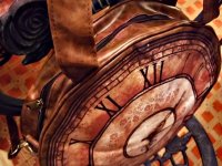 画像2: ヴィクトリア調の時計鞄  " VICTORIAN CLOCK" round steampunk handbag A4